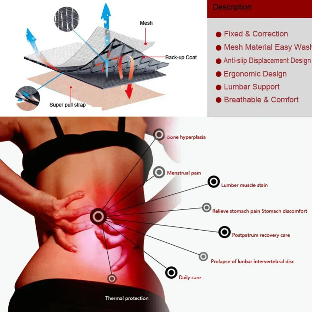 BackFlex Pro Self-Heating Lumbar Belt